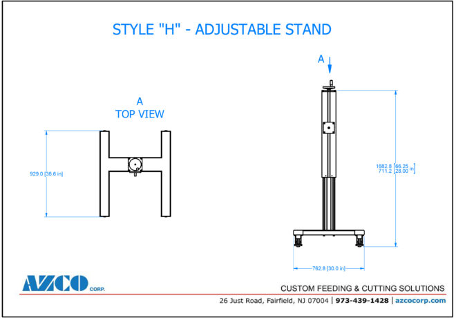 Style H Adjustable Stand