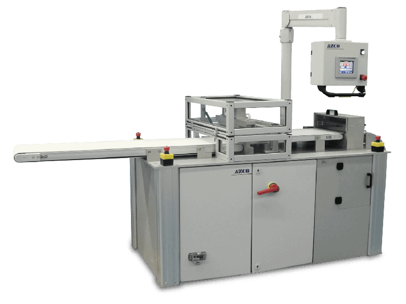 Single Surface Precision Feeding and Cutting unit with slitter, perforation station and vacuum conveyor