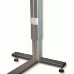 Portable equipment stand style T