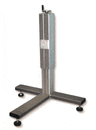 Portable equipment stand style T